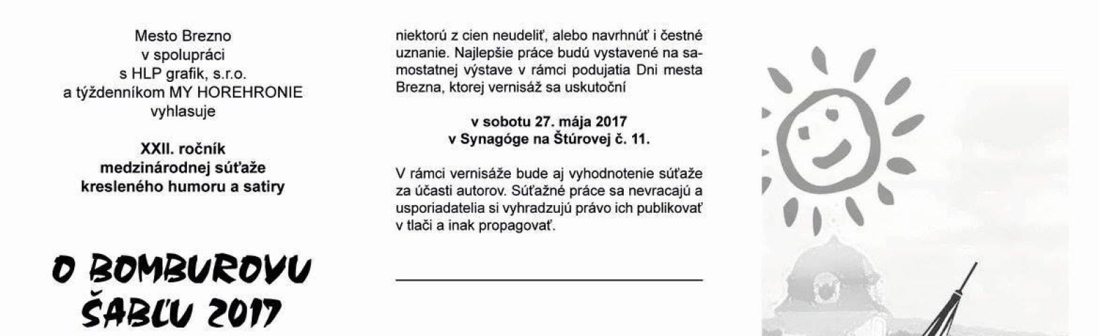 O Bomburovu šabľu 2017