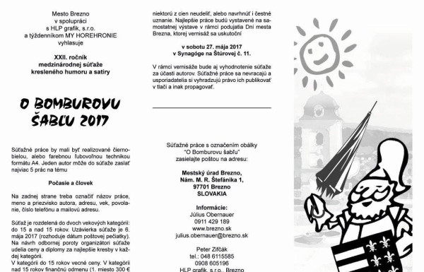O Bomburovu šabľu 2017