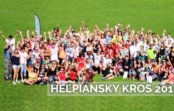 Heľpiansky kros 2017 . Beh, zábava pre deti aj bubnová show.