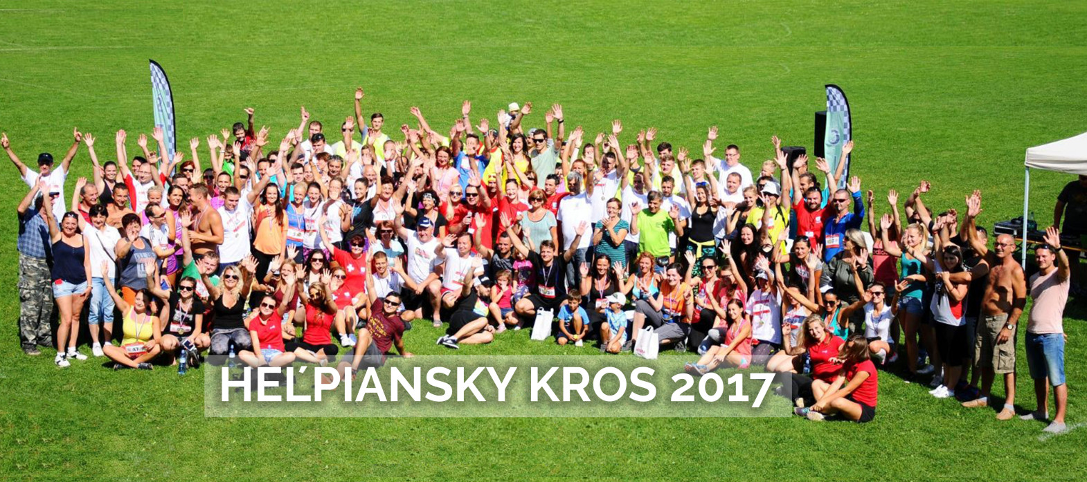 Heľpiansky kros 2017 . Beh, zábava pre deti aj bubnová show.
