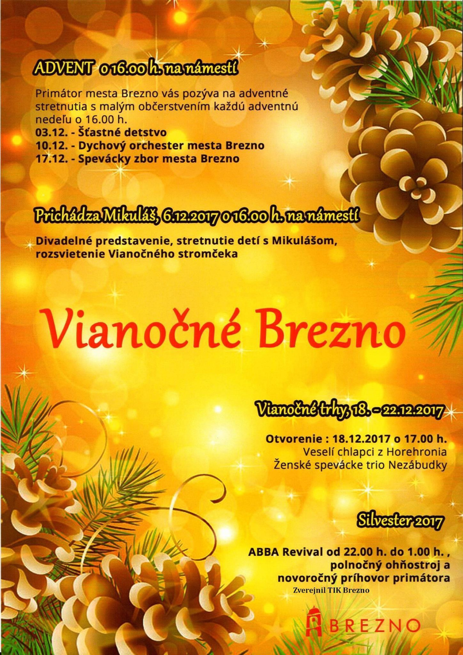 Čaro Vianoc na námestí. Aký program nás čaká na tieto sviatky?
