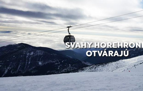 Lyžiarske strediská na Horehroní otvárajú svahy. Pozrite si prehľad