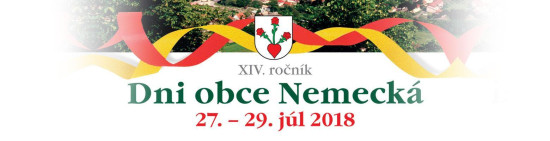 Dni obce Nemecká 2018
