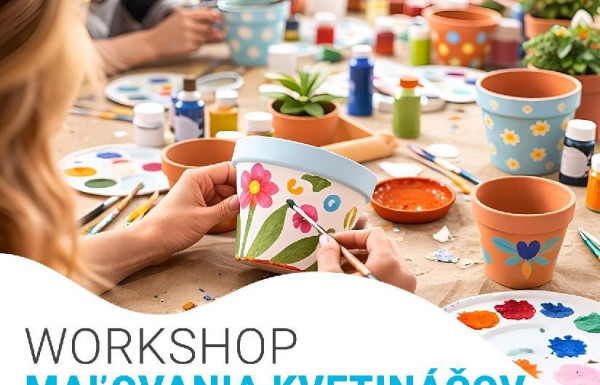 Workshop maľovania kvetináčov