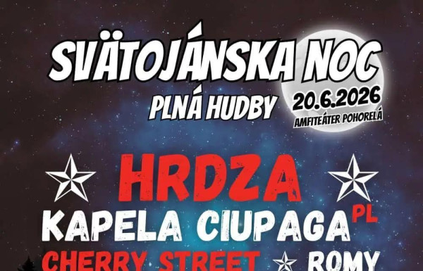 Svätojánska noc plná hudby 2026