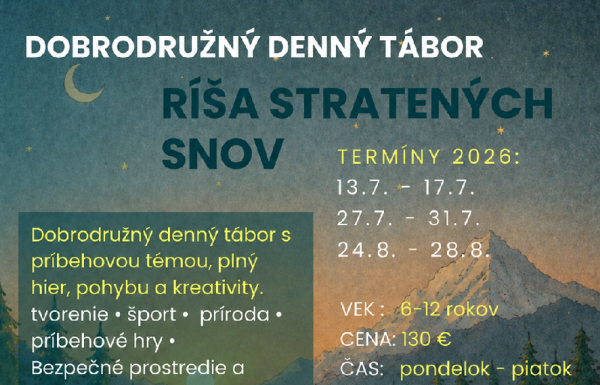 denne-tabory.png Dobrodružné denné tábory vo VYDRE