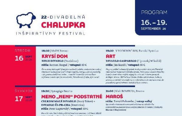 Divadelná Chalupka 2026