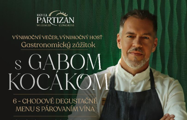 Gastronomický zážitok s Gabom Kocákom