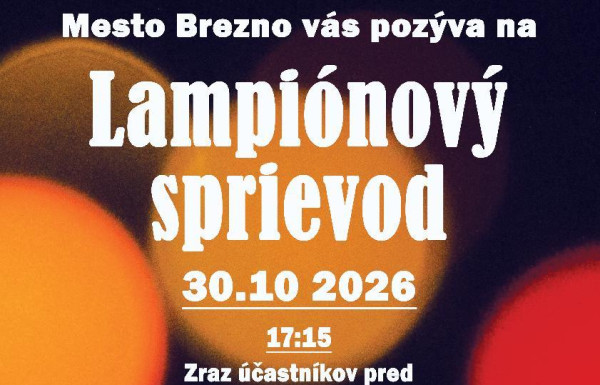 Lampiónový sprievod 2026