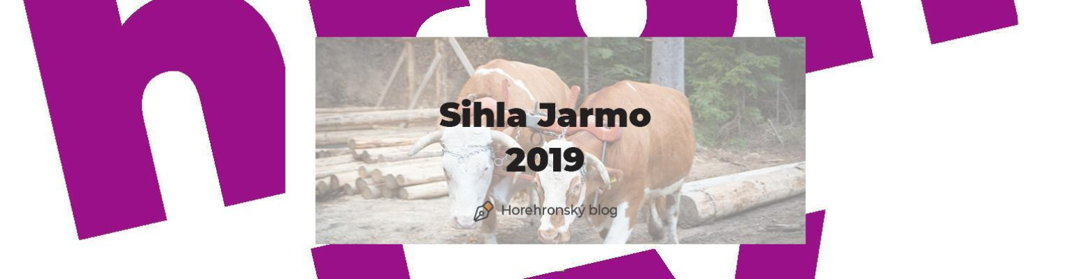 Sihla - Jarmo 2019