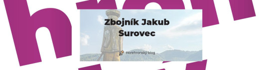 Zbojník Jakub Surovec
